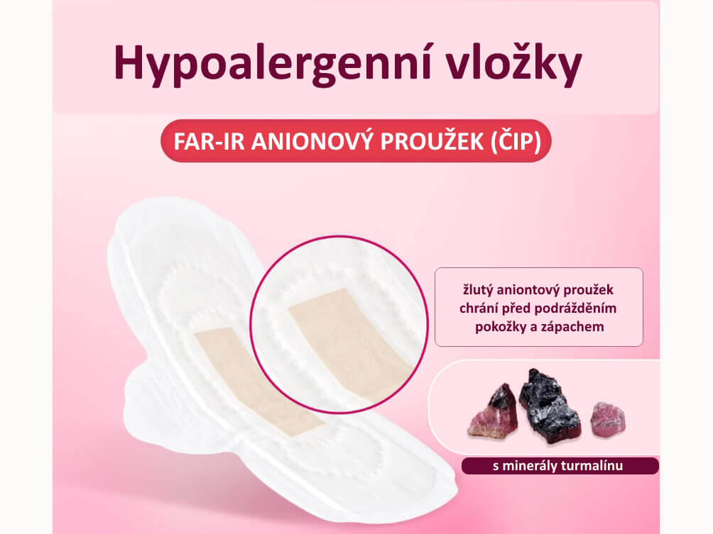 Gentle Day TEENS MINI VLOŽKY antibakteriální s aniony | 12 ks v balení